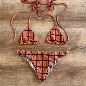 Acacia bikini top size S bottoms size L
